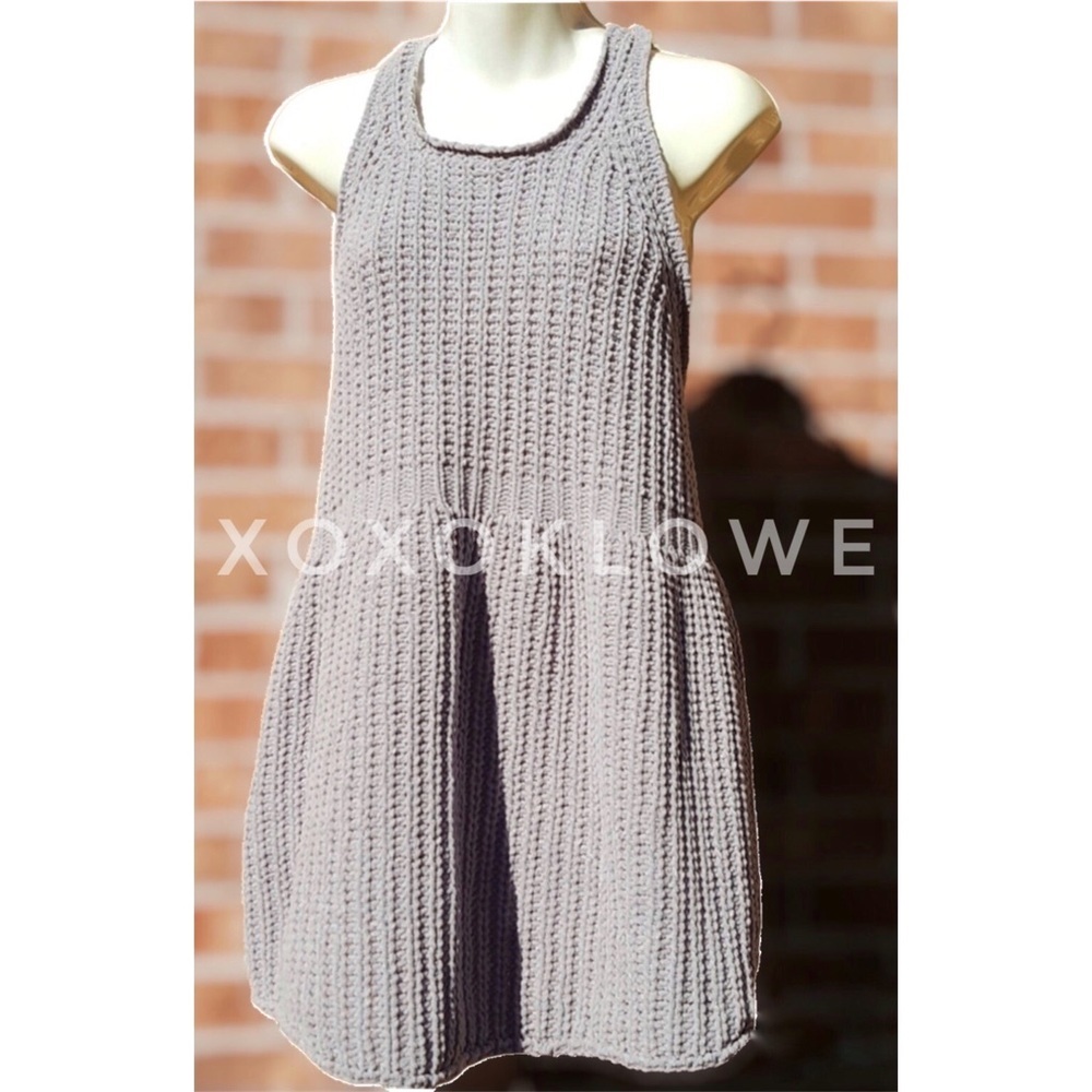 POL Y2K Chenille Zip Back Knit Tunic Sweater Top - Picture 7 of 8